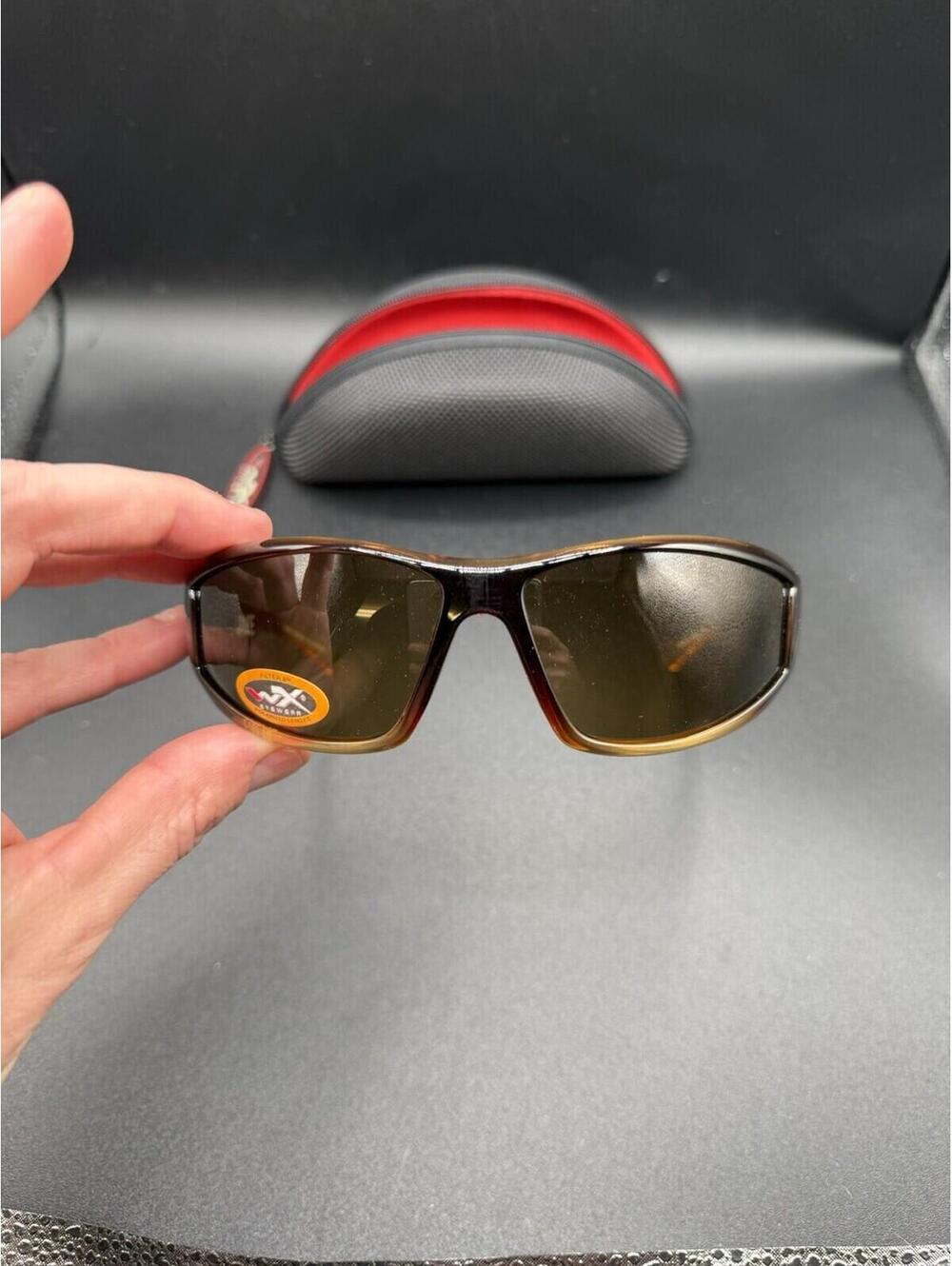 Wiley X Jake Polished Black Anzi Z87.2 Lenses